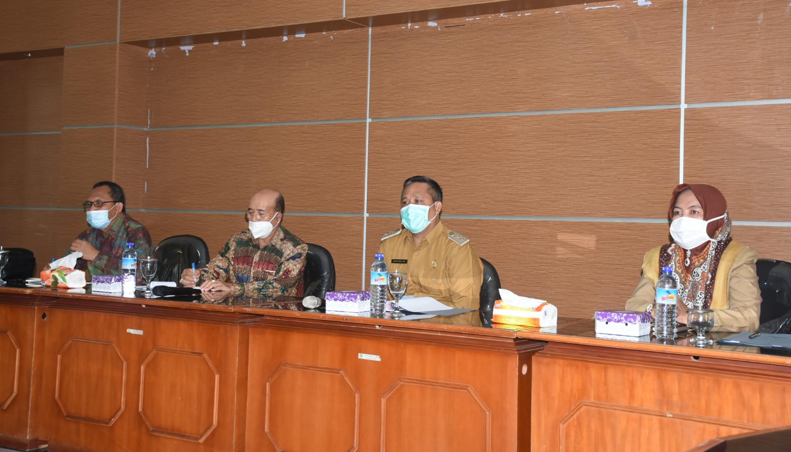 WABUP LOMBOK UTARA MENERIMA KUNKER TKPK KABUPATEN KARANGASEM