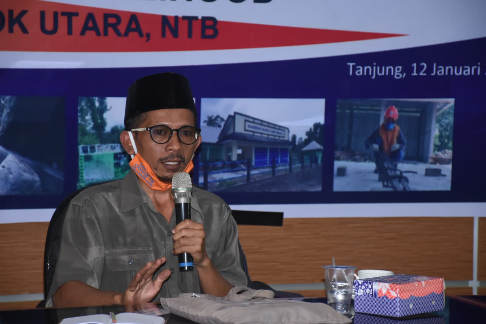 ASISTEN II SETDA KLU BUKA WORKSHOP DUKUNGAN INFRASTRUKTUR DAN PEMULIHAN LIVELIHOOD
