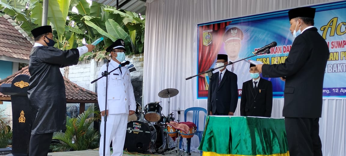 MOH SAKIRIN DI LANTIK JADI KADES PAW REMPUNG
