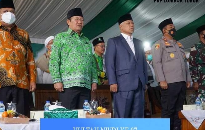 BUPATI DAN WABUP HADIRI ULTAH NWDI KE 87 DI PANCOR.