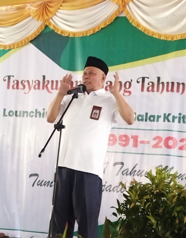 Dari Acara HUT MAN 1 Selong Ke 31. Pesan Bupati Agar Para Siswa MAN 1 Selong Selalu Mencintai Al-Qur’an.