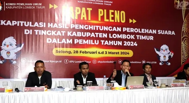 Berikut Nama 11 Caleg Peraih Kursi DPRD Lombok Timur Dapil 2 Berdasarkan Hasil Pleno Kabupaten