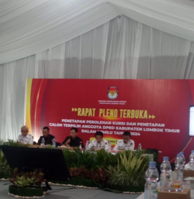 KPUD Lombok Timur Tetapkan 50 Dewan Terpilih Pemilu 2024