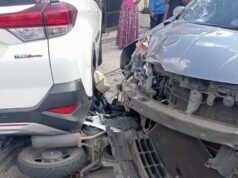 Kecelakaan Tragis di Desa Nyiur Tebel, Dua Mobil dan Satu Sepeda Motor Korban Luka Parah