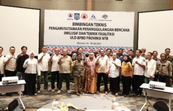 Anggota ULD BPBD Provinsi NTB Dibekali Keterampilan Memfasilitasi Kegiatan Penanggulangan Bencana