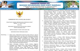 BPKAD NTB : Anggaran Pendapatan dan Belanja Daerah Tahun Anggaran .2026. Bag.1