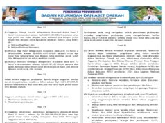BPKAD NTB : Anggaran Pendapatan dan Belanja Daerah Tahun Anggaran 2026. Ke 5.