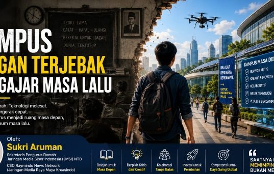 OPINI : Kampus Jangan Terjebak Mengajar Masa Lalu Saatnya Ilmu Komunikasi Universitas Mataram Melahirkan Arsitek Peradaban Digital, Bukan Sekadar Pencari Kerja