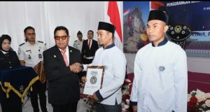 Bupati Warisin Serahkan Remisi Umum Narapidana Lapas IIB Selong dalam rangka HUT-81 Kemerdekaan RI Tahun 2026