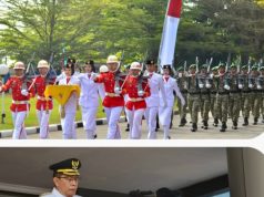 Apel Peringatan HUT RI Ke 81 Di Lotim Berjalan Khidmat.
