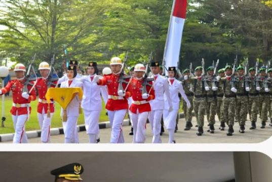 Apel Peringatan HUT RI Ke 81 Di Lotim Berjalan Khidmat.