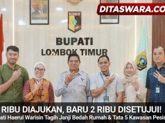 20 Ribu Rumah Tak Layak Huni Diajukan Lotim, Baru 2 Ribu Disetujui Pusat! Bupati Haerul Warisin Tagih Janji di Depan Kepala Balai Perumahan NTB