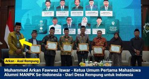 MEMBANGGAKAN! Pemuda Rempung Muhammad Arkan Fawwaz Iswar Terpilih Jadi Ketua Umum Pertama Mahasiswa Alumni MANPK Se-Indonesia