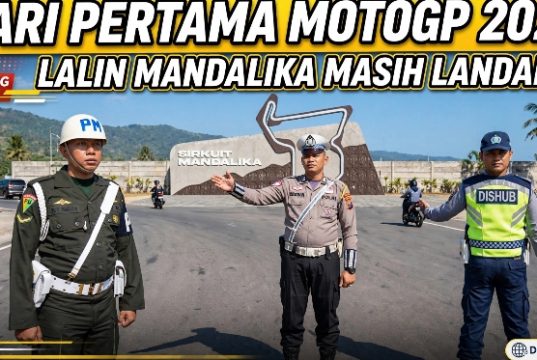 Hari Pertama MotoGP 2026 Lalin Mandalika Masih Landai