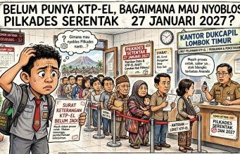 Ribuan Pelajar Terancam Tak Bisa Nyoblos Pilkades, Dukcapil Lombok Timur Kejar Waktu