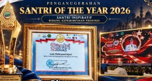 Gubernur NTB Lalu Muhamad Iqbal Raih Santri of The Year 2026 Kategori Kepemimpinan
