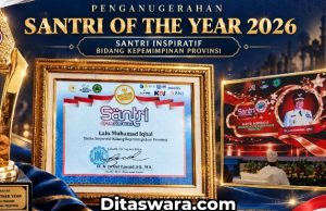 Gubernur NTB Lalu Muhamad Iqbal Raih Santri of The Year 2026 Kategori Kepemimpinan