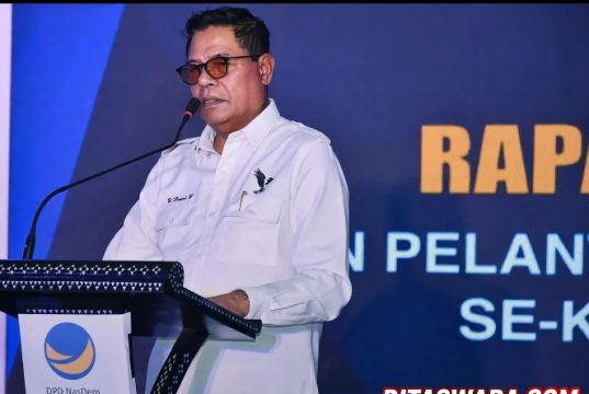 Bupati Haerul Warisin di Rakerda Nasdem Lotim: Tidak Ada Cita-Cita Besar Tanpa Kerja Keras, Pokir Tak Bisa Instan!